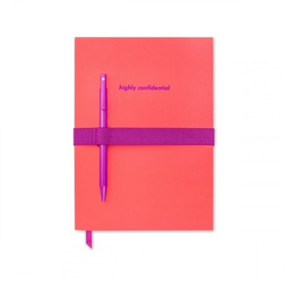 Kate Spade New York Highly Confidential Notebook with Pen NWT